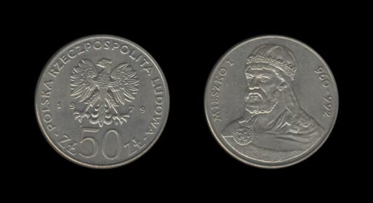 Poland Poljska 50 Zlotych 1979 – Duke Mieszko I