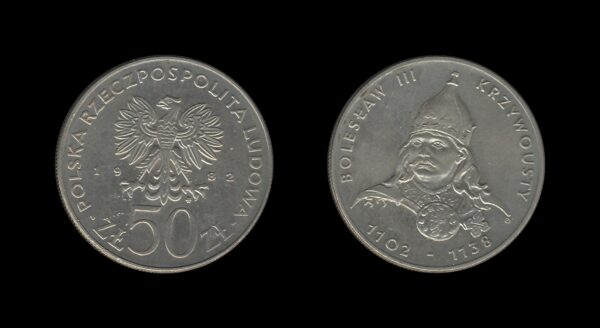 Poland Poljska 50 Zlotych 1982 – Boleslaus III Wrymouth