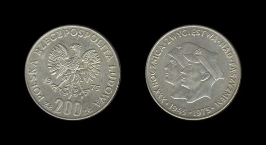 Poland Poljska 200 Zlotych 1975 – Victory Over Fascism