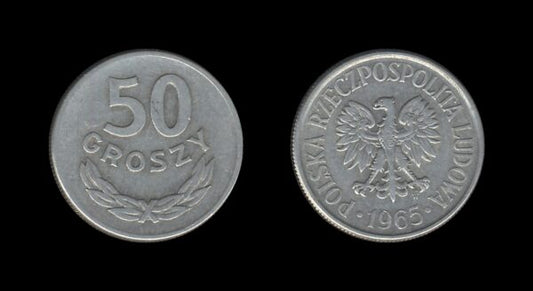 Poland Poljska 50 Groszy 1965