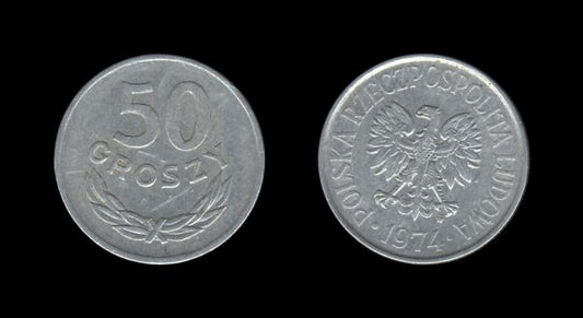 Poland Poljska 50 Groszy 1974