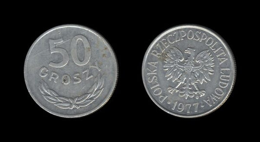 Poland Poljska 50 Groszy 1977