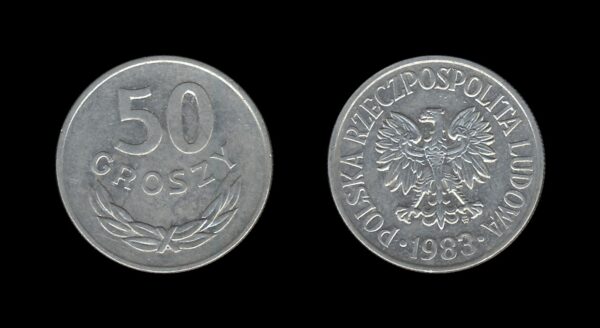 Poland Poljska 50 Groszy 1983