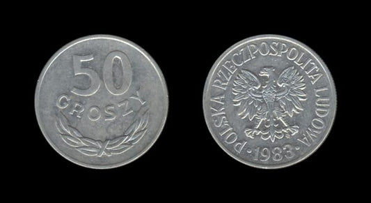 Poland Poljska 50 Groszy 1983