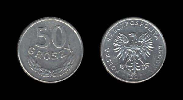 Poland Poljska 50 Groszy 1987