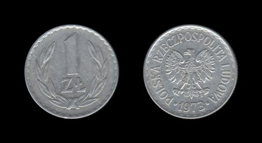 Poland Poljska 1 Zloty 1973