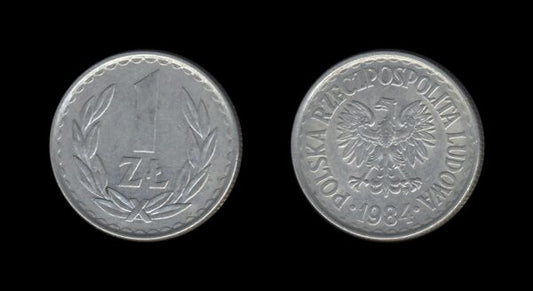 Poland Poljska 1 Zloty 1984