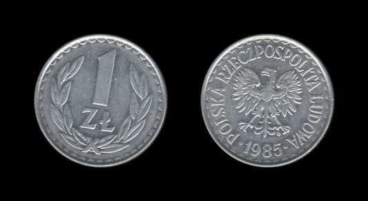 Poland Poljska 1 Zloty 1985