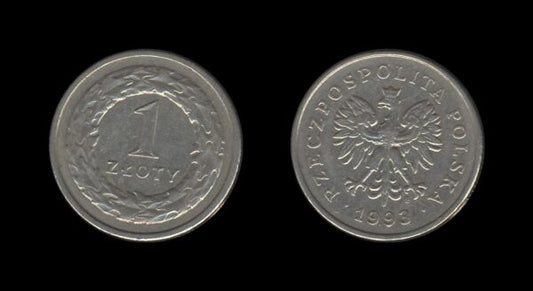 Poland Poljska 1 Zloty 1993