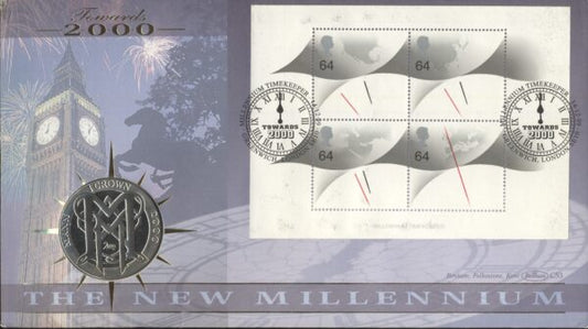 Isle of Man 1 Crown 2000 – Millennium – Elizabeth II