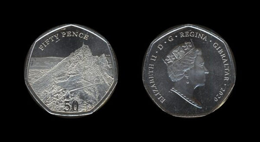 Gibraltar 50 Pence 2020 – Skywalk – Elizabeth II