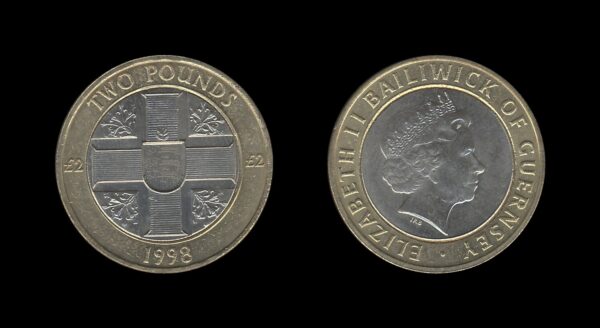 Guernsey 2 Pounds 1998 – Elizabeth II