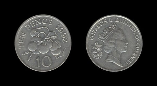 Guernsey 10 Pence 1992 – Elizabeth II