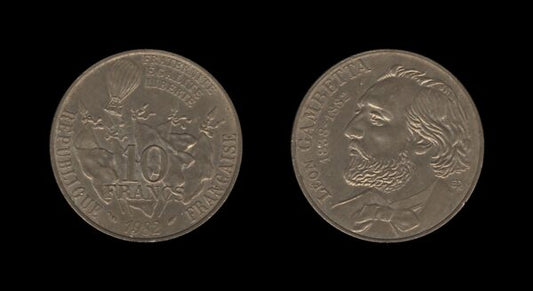 France Francuska 10 Francs 1982 – Leon Gambetta