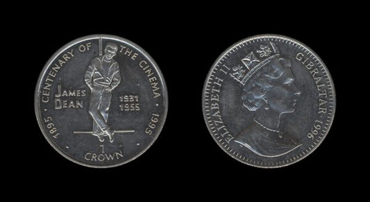 Gibraltar 1 Crown 1996 – James Dean – Elizabeth II