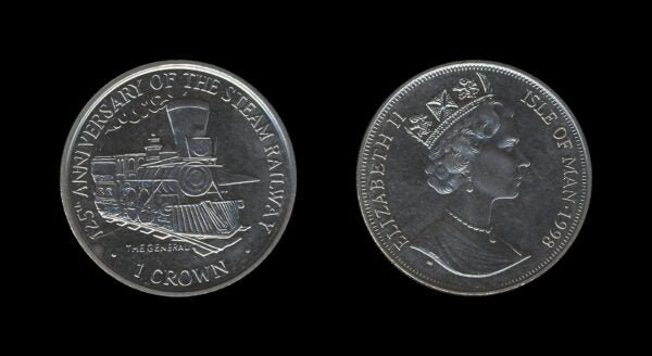 Isle of Man 1 Crown 1998 – The General – Elizabeth II