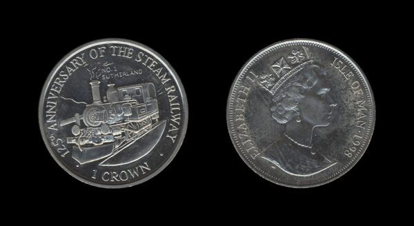 Isle of Man 1 Crown 1998 – No.1 Sutherland – Elizabeth II