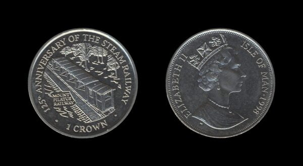 Isle of Man 1 Crown 1998 – Mount Pilatus Railway – Elizabeth II