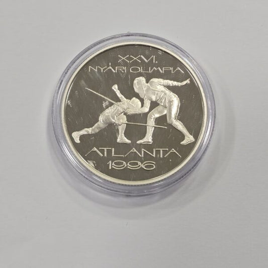 Hungary Mađarska 1000 Forint 1996 – Atlanta Olympics – Fencing