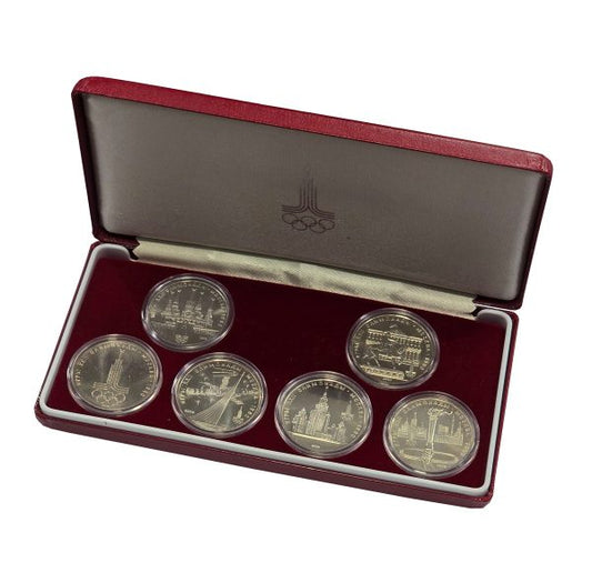 Russia 6 Roubles (6x 1 Rouble 1977-1980) – XXII Summer Olympic Games, Moscow