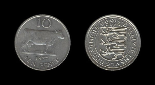 Guernsey 10 Pence 1977 – Elizabeth II