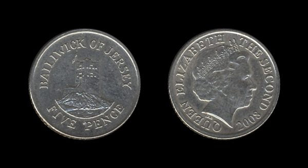 Jersey 5 Pence 2008 – Elizabeth II