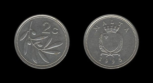 Malta 2 Cents 1995