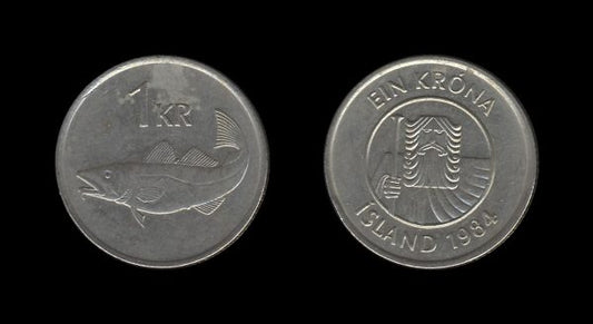 Iceland Island 1 Krona 1984