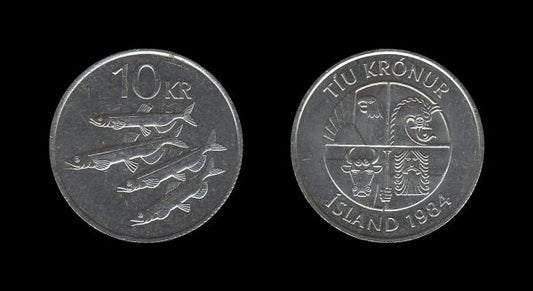 Iceland Island 10 Kronur 1984