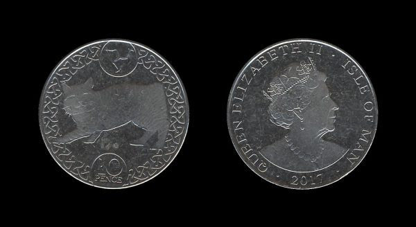 Isle of Man 10 Pence 2017 – Manx Cat – Elizabeth II