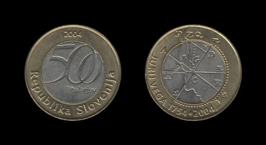 Slovenia Slovenija 500 Tolarjev 2004 – Jurij Vega