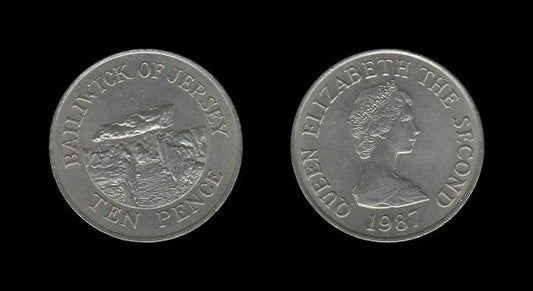 Jersey 10 Pence 1987 – Elizabeth II