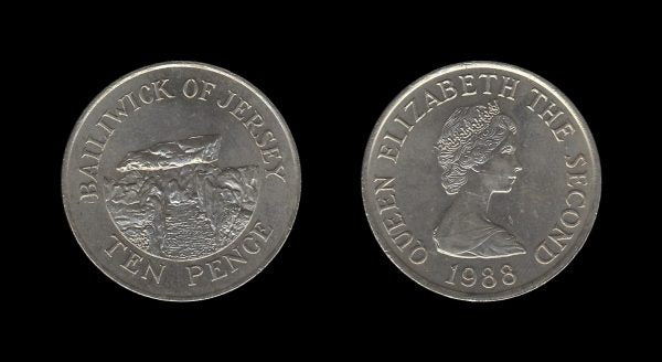 Jersey 10 Pence 1988 – Elizabeth II