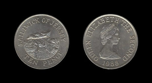 Jersey 10 Pence 1988 – Elizabeth II