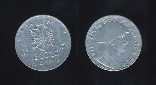 Albania Albanija 0.20 Lek 1941