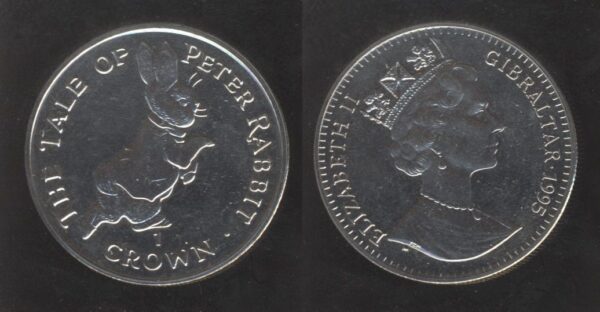 Gibraltar 1 Crown 1995 Queen Elizabeth II