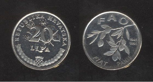 Hrvatska 20 lipa – FAO