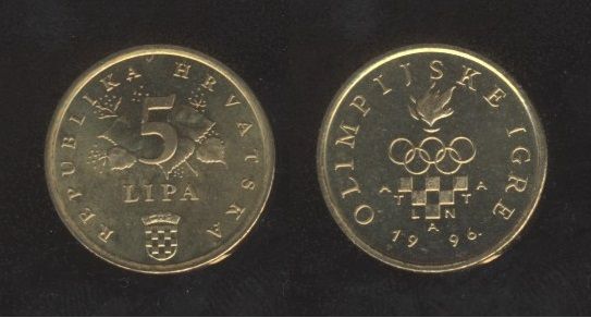 Hrvatska 5 lipa – Olimpijske igre – Atlanta 1996.