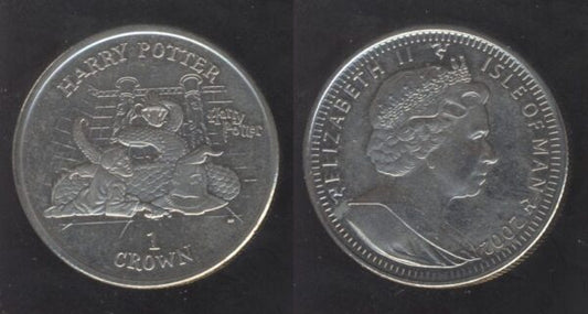 Isle Of Man 1 Crown 2002 Queen Elizabeth II