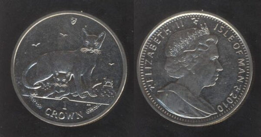 Isle Of Man 1 Crown 2010 Queen Elizabeth II