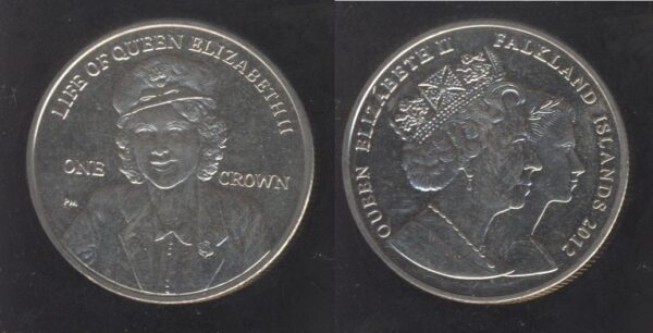 Isle Of Man 1 Crown 2012 Queen Elizabeth II