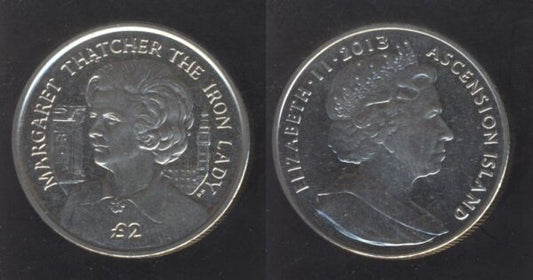 Isle Of Man 2 Pounds 2013 Queen Elizabeth II