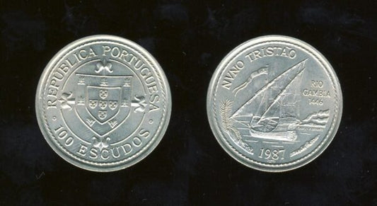 Portugal 100 Escudos 1987 – Nuno Tristao