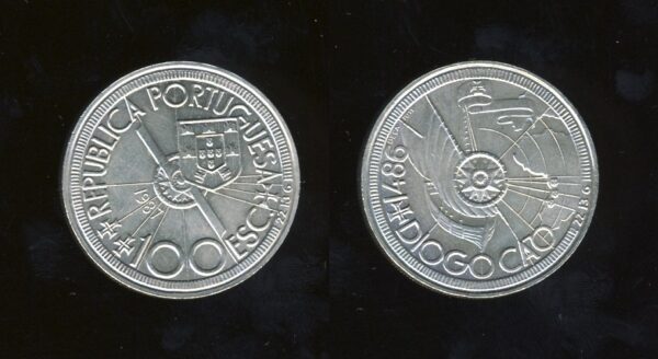 Portugal 100 Escudos 1987 – Diogo Cao