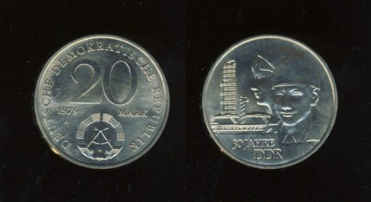 Germany Njemačka DDR 20 Mark 1979