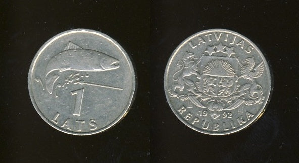 Latvia Latvija 1 Lats 1992