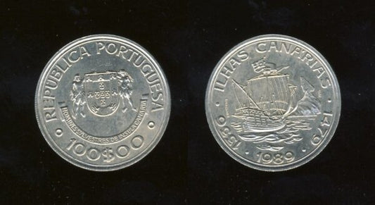 Portugal 100 Escudos 1989 – Ihas Canarias