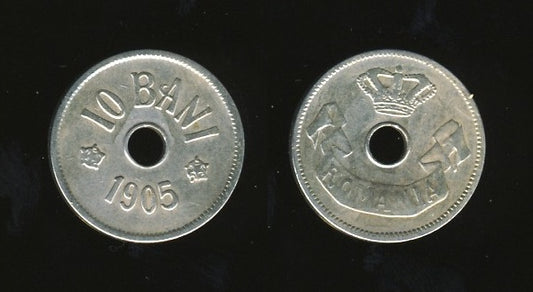 Romania Rumunjska 10 Bani 1905