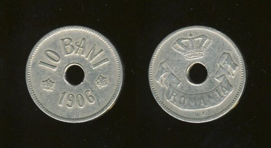 Romania Rumunjska 10 Bani 1906