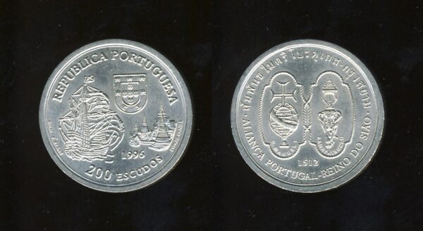 Portugal 200 Escudos 1996 – Reino do Siao